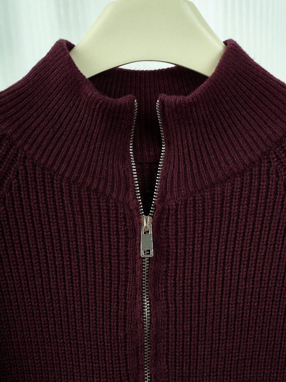 Purple Casual Women's Zipper Cardigan - Picture 4 of 6